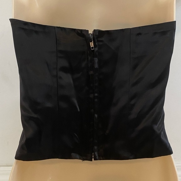 Vintage Y2K Finishing Touches Designer Sz 6 Satin Corset - Picture 5 of 7